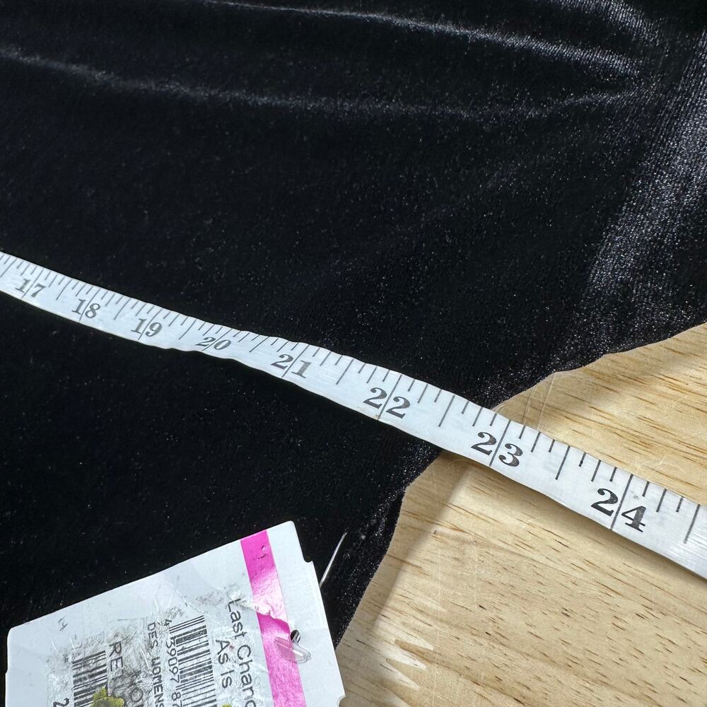 St. John NWT Crushed Velvet Black Short Sleeve Top Size S Boat Neck Stretchy - Picture 7 of 8